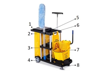 تجهیزات نظافت دستی (ترولی و متعلقات)